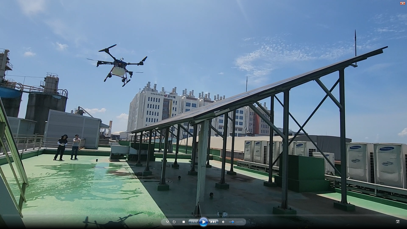 태양광 판넬 점검